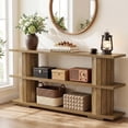 thumbnail image 5 of Tribesigns 62.9-Inch Console Table with Storage, 3-Tier Long Narrow Entryway Sofa Table for Living Room Hallway Entrance, 5 of 6