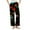 Black-B, variant on Christmas Plush Fleece Lounge Pants - Womens Sleepwear & Home Comfort Pj Bottoms Plus Size Loose Fit Pants with Holiday Prints, Soft Warmth in Multiple patterns Green