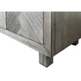 thumbnail image 5 of 90" Six Door Wood TV Console Entertainment Stand Fully Assembled Gray, 5 of 9