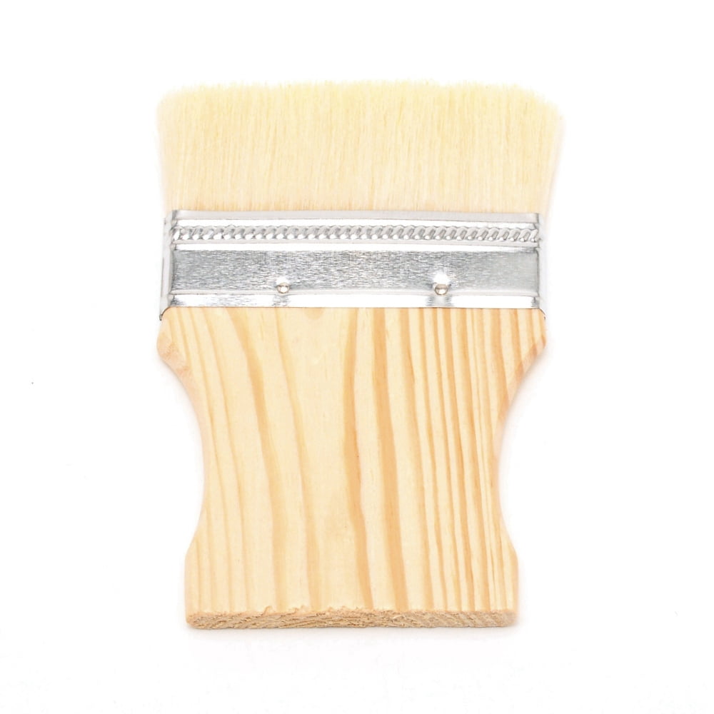 Iron & Wool Paint Brush with Pine Wood Handle BurlyWood 138x91x12mm