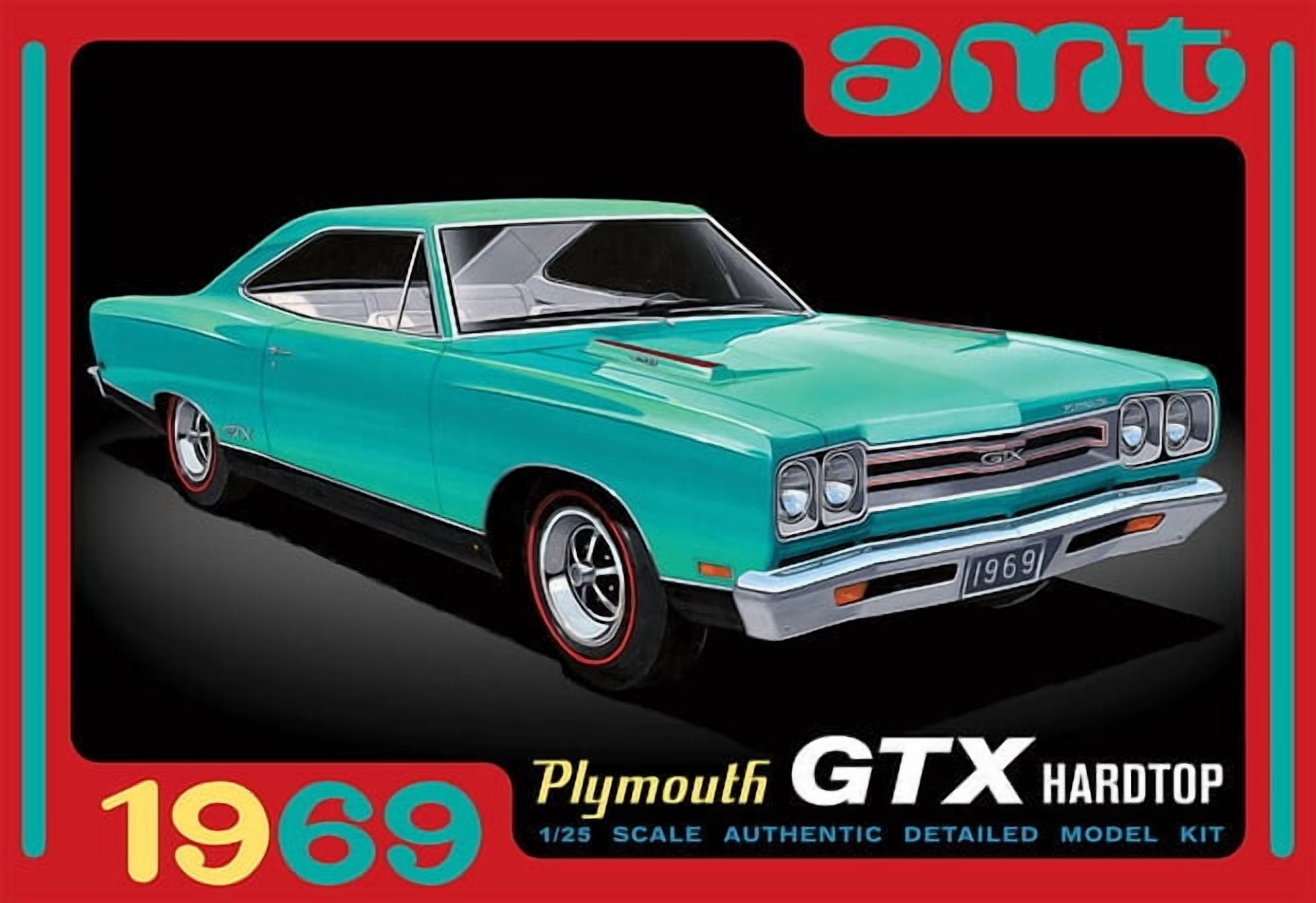 AMT 1969 Plymouth GTX Hardtop 1/25 Scale Model Kit