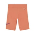 thumbnail image 2 of Nike Dance Biker Womens Active Shorts Size Xs, Color: Orange/Crimson, 2 of 3