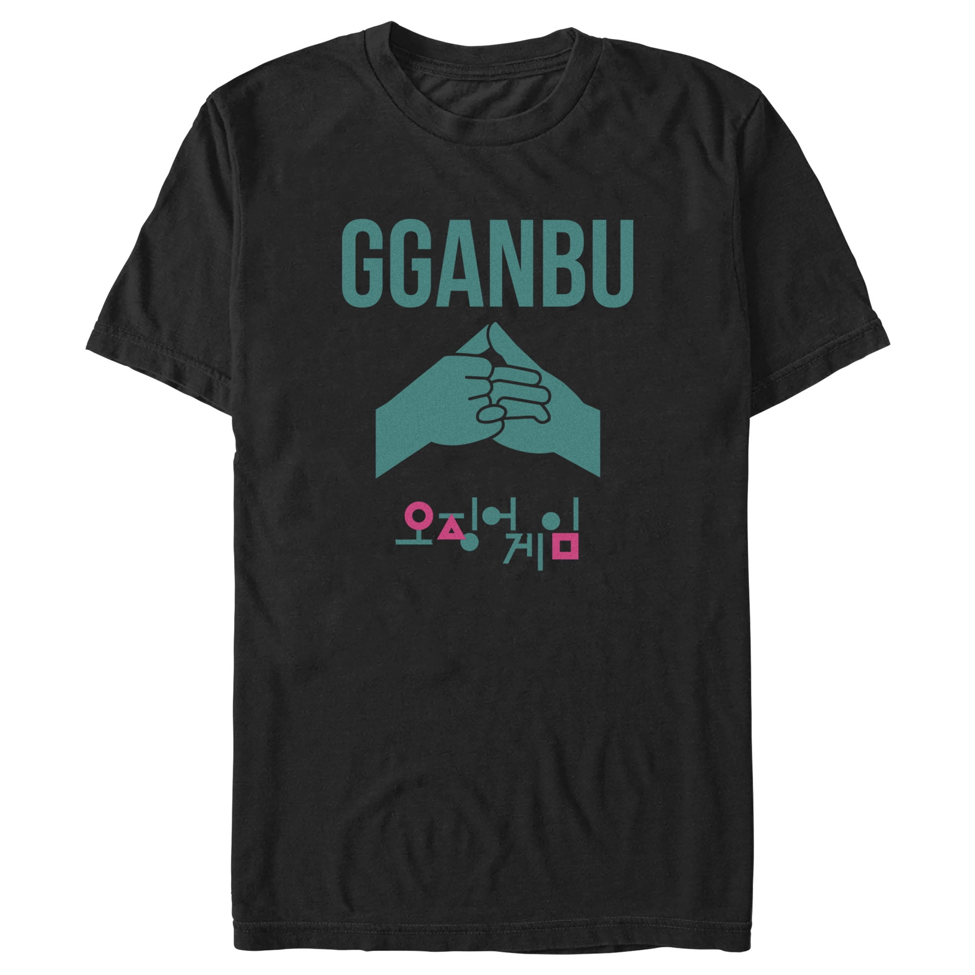 Men's Squid Game Triangle Mask Soldier Graphic Tee Black Small - Walmart.com