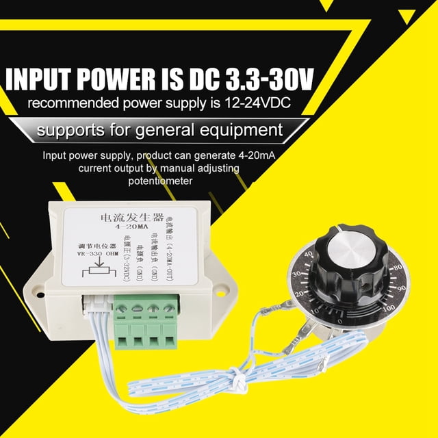 Garosa 4-20mA Generator Adjustable Analog Quantity Current Signal Generator Module, Current Signal Generator, Analog Signal Generator