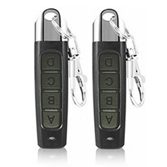 Gantch Universal Copy Remote Key Smart Home Remote Control Key Fob, 4 Buttons Cloning Wireless Remote Control Key Fob 433mhz for Car Garage Door Gate Skylight Twins kie2