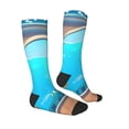 thumbnail image 4 of Lsque Underwater Aquarium Arches Printed Crew Socks Men's Women's LightWeight Thin Casual Calf Socks ,Knee High Socks,Cotton Socks, 4 of 9
