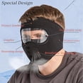 thumbnail image 4 of Winter Polar Fleece Warm Mask Complete Ski Mask Breathable Windproof Warm Women Men Motorcycle Riding Masks, 4 of 6