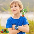 thumbnail image 5 of Accutime Nintendo Super Mario Reloj digital LCD intermitente para niños, espectáculo de luces LED, banda azul vibrante, pantalla fácil de leer, perfecto para niños, 5 of 5