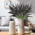 thumbnail image 2 of ZOELNIC 4/12 Pcs Artificial Shrubs Bushes Plants Fake Grass Bushes Plastic Greenery for Planters Patio Front Door Porch Home Garden Decorations, 2 of 7