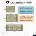thumbnail image 3 of Farmhouse Kitchen Rugs Set 3 Piece, Boho Kitchen Mats for Floor, Non-Slip Kitchen Rug Waterproof Mats for Kitchen, Runner Rugs for Hallway Laundry Holiday Sink Decor, 3 of 12