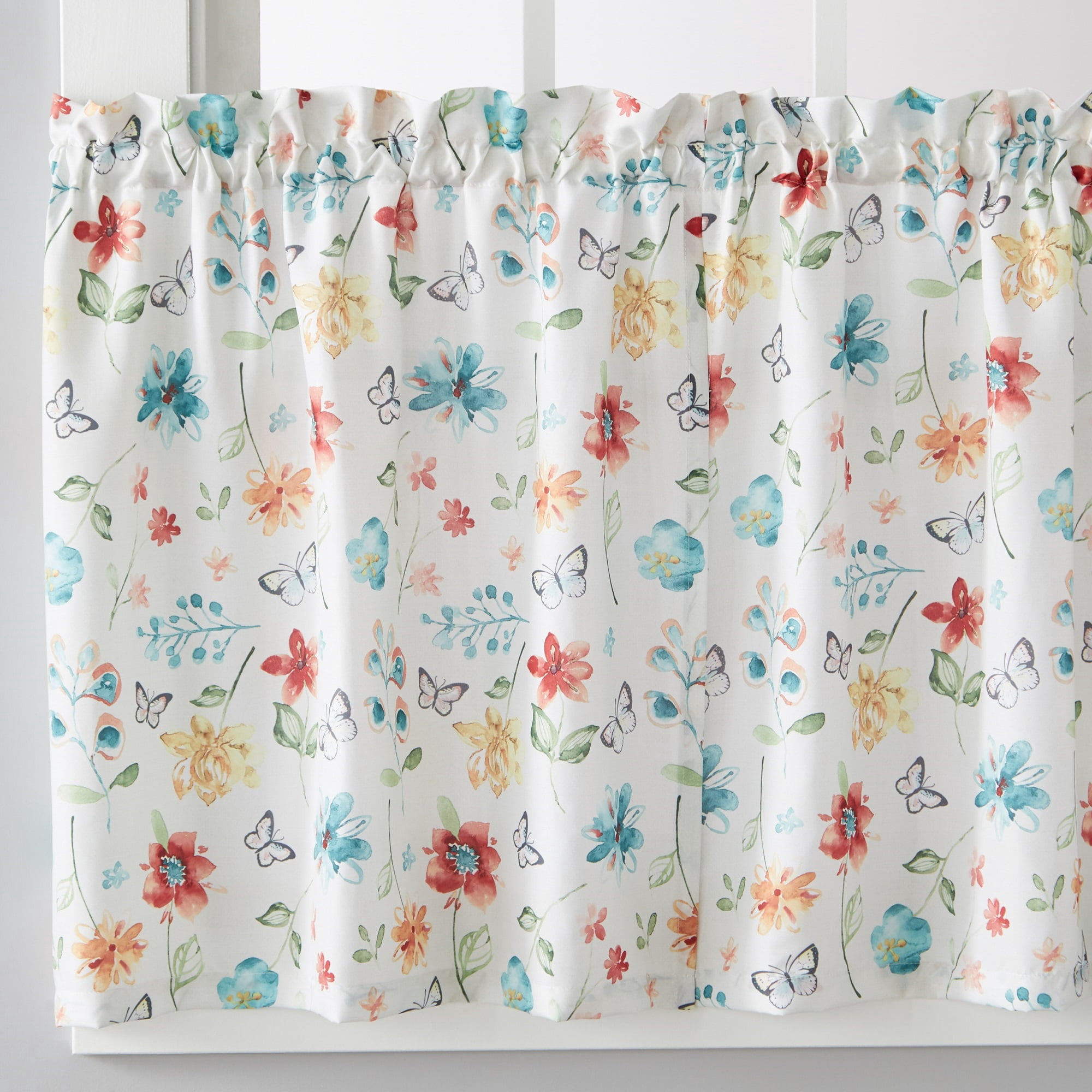 SKL Home Floral Dance Window Curtain Tier Pair