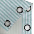 thumbnail image 5 of Ambesonne Stripes Grommet Curtain, Vertical Line Pattern, 50" x 54", Pale Blue Pale Sea Green, 5 of 6