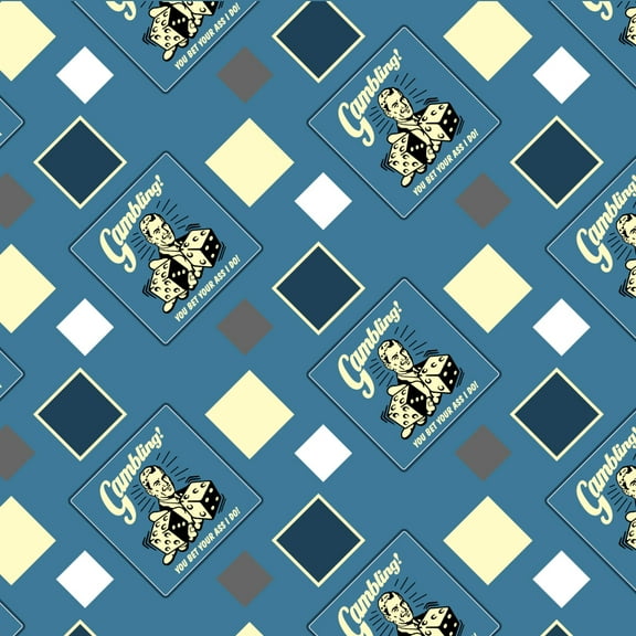 Gambling You Bet Your Ass I Do Funny Humor Premium Roll Gift Wrap Wrapping Paper