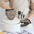 thumbnail image 6 of Non-Slip Mini Oven Mitts With Duck Beak Design Are Easy To Take Off And Wear And Easy To Hang For Oven Pot Tripod Barbecue Casserole Leopard_3 1 Pc, 6 of 7