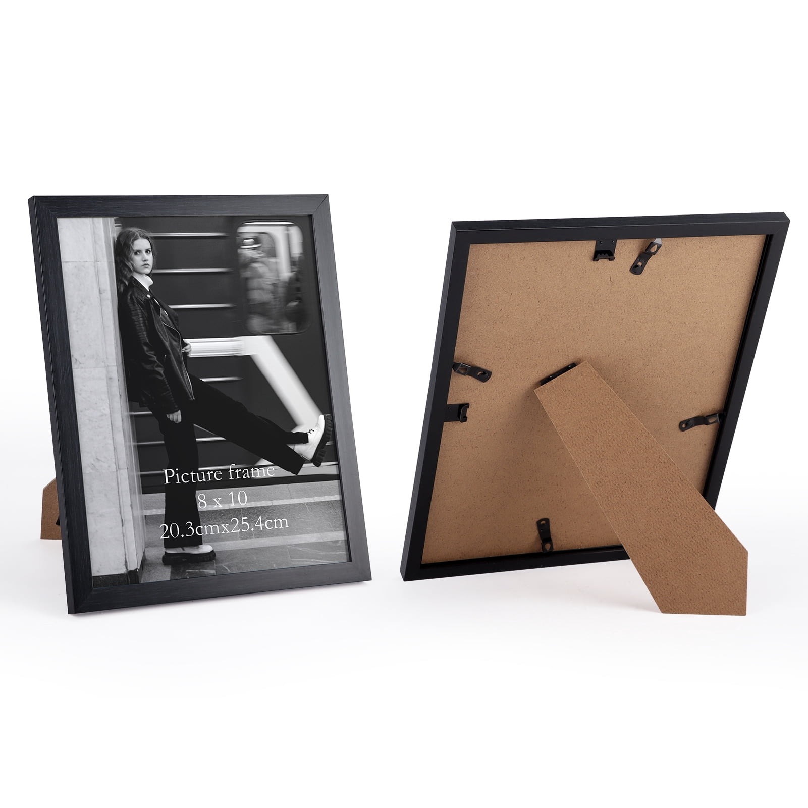 Giftgarden 8x10 Picture Frame Set of 7, Black Photo Frames 8 by 10 for Wall and Tabletop Display