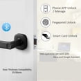 thumbnail image 3 of R2 Smart Door Lock Fingerprint/NEC Card/Phone APP With Latch Lock Support Tuya Home ,Enjoy Smart Life, 3 of 7