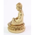 thumbnail image 3 of Feng Shui 2" Gold Meditating Buddha Figurine Peace Luck Statue Paperweight Gift G16414, 3 of 4
