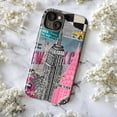 thumbnail image 5 of NYC Collage Phone Case, Retro Travel Aesthetic Empire State Building Taxi Design Protective Cover, Trendy Vintage iPhone Case for iPhone 17 16 15 14 13 12 11 Pro Plus Mini, 5 of 6