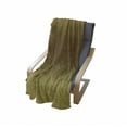 thumbnail image 4 of Ombre Soft Flannel Fleece Blanket, Vintage Old Yellow Retro Richness Inspired Themed Design Digital Artwork Print, Cozy Plush for Indoor and Outdoor Use, 70" x 90", Mustard and Brown, by Ambesonne, 4 of 6