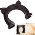 thumbnail image 3 of Huggegwe Porte à Rabat pour Chat Intérieur Porte de Sécurité pour Animaux de Compagnie Porte pour Chats et Chiens Résistante aux Intempéries Grande Porte pour Chat, Installation Facile (Marron) UA824-9801, 3 of 9