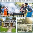 thumbnail image 6 of YRLLENSDAN Pop Up Canopy 10x10 Pop Up Canopy Tent Party Tent Ez Up Canopy Sun Shade Wedding Instant Folding Protable Better Air Circulation Outdoor Gazebo with Backpack Bag (White), 6 of 7