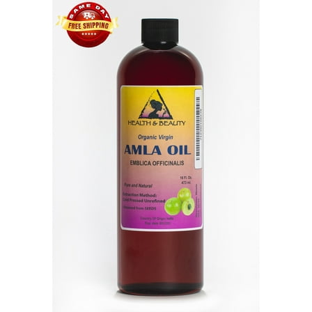 Amla / Gooseberry Seed Oil Unrefined Organic Virgin Cold Pressed 100% Pure 32 oz