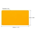thumbnail image 2 of Uxcell 11.73'' x 9.06'' Silicone Mat Resin Casting Crafts Pad Non-Slip Nonstick Sheets Protector Orange, 2 of 6
