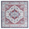 thumbnail image 2 of SAFAVIEH Brentwood Dimas Oriental Area Rug, Beige/Red, 6'7" x 6'7" Square, 2 of 12
