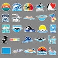 thumbnail image 2 of Pegatinas de natación, paquete de 50 pegatinas estéticas impermeables para botella de agua, calcomanía para portátil, casco, teléfono, parachoques, bicicleta, monopatín, 2 of 5