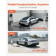 thumbnail image 4 of VEVOR EV Charger Extension Cable, 32Amp 21 ft J1772 Extension Cord Compatible with 120V-240V SAE J1772 Electric Vehicle Chargers, Level 1/Level 2 IP66 Heavy Duty Car Charging Cable with Carrying Bag, 4 of 9