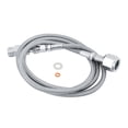 thumbnail image 2 of Soda Water External Hose Adapter Kit Connector Accessories Convenient Installation Replacement 60in 1.5m  Silver, 2 of 7