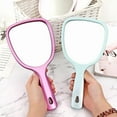 thumbnail image 3 of Handheld mirror Magnifying mirror Hand mirror with handle, 3 of 5