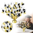 thumbnail image 1 of Silver Graduation Table Decor Grad Caps Table Decoration With Gold Foil & Silver Foil Festive Tableware Ornaments for Graduation Celebration Graduation, 1 of 9