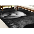 thumbnail image 3 of Bear Rugs, Animal Wild Rug, Baby Polar Bear Rugs, Modern Rugs, Cute Rug, Stair Rugs, Animal Rugs, Wedding Rugs, Machine Washable Rug, 3.3'x6.5' - 100x200 cm, 3 of 4