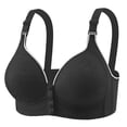 thumbnail image 3 of Sports Bras for Women Seamless Wireless Supportive Bra 2026 No Underwire Support Smooth Bralettes Black, Size 36, 3 of 3