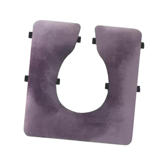 Cojín para asiento de inodoro con funda extraíble, ajuste universal, fácil de instalar. Forma de V