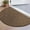 Brown-1'5" x 2'6" (Semicircular), variant on Dirt Trapper Door Mat 24" X 36" Half Circle Non-slip Washable Doormats Entrance Rugs Absorbent Welcome Low Profile Floor Mats For Front And Entryway  Black