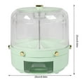 thumbnail image 1 of Cereal Dispenser Kitchen Rice Grain Container 360° Dry Food Storage Container, 1 of 12