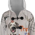 thumbnail image 4 of Trick or Treat Great Dane Funny Mummy Cosplay Pumpkin Candy Basket All Over Print 3D Hooded Duffle Toggle Coat Danes Dog Lover Gifts - 12016, 4 of 6