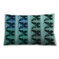 thumbnail image 1 of Ahgly Company Patterned Indoor Rectangular Medium Teal Green Lumbar Throw Pillow, 13 inch by 19 inch, 1 of 5