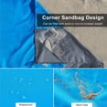 thumbnail image 3 of Manta de playa a prueba de arena, manta de picnic, impermeable y resistente al viento, manta de playa ligera y de secado rápido, 3 of 6