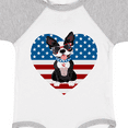 thumbnail image 4 of Inktastic Boston Terrier Dog US Flag July 4th Boys or Girls Baby Bodysuit, 4 of 5