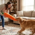 thumbnail image 2 of Giant Carrot Dog Toy – 29.5 Inch Large Plush Carrot Toy for Dogs, Indoor Entertainment & Anxiety Relief Companion, 2 of 7