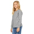 thumbnail image 5 of Daxton Youth Size Long Sleeve Tee Basic Tshirt Tops, Heather Gray T Shirt, Size X-Large, 5 of 5