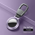 thumbnail image 2 of 2021 For AirTag Protective Sleeve  For Airtag Keychain Magnetic Metal -inclusive Anti-fall Protective Shell Black, 2 of 11