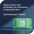 thumbnail image 3 of Equate Exfoliating Cleansing Towelettes with Cucumber, Aloe, and Green Tea, 100 Count, 3 of 8