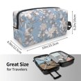 thumbnail image 3 of Uemuo Lily Flower Pattern Portable Toiletry Bags with Handle, Waterproof travel Make up Bags for Women, Large Capacity Travel Cosmetic Bags, 3 of 9