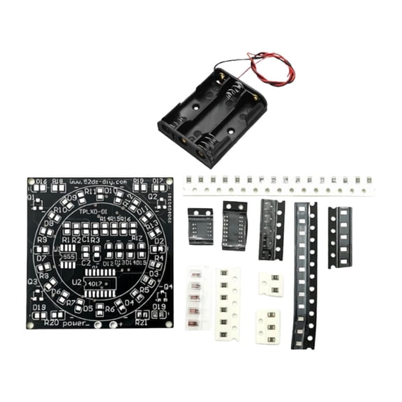 JISADER Soldering Practice DIY Kit Learning Electronic Project for Beginner Students Style B