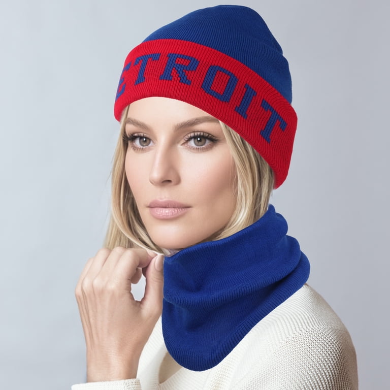 Unisex Beanie Hat Scarf Set Winter Knit Long Scarf Neck Warmer s-l400.jpg main image 3