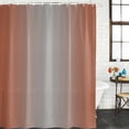 thumbnail image 3 of Dark Orange Grey Ombre Waterproof Fabric Shower Curtain,Modern Gradient Abstract Art Waterproof Fabric Shower Curtain for Bathroom Curtains Bathtubs Hotel Shower Curtains with 12 Hooks Long 72x78in, 3 of 8